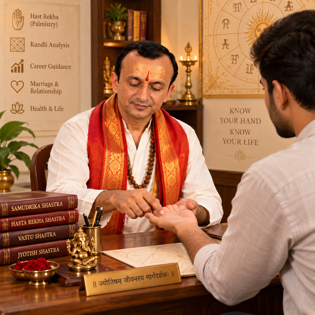 Shastri Shree Ashishbhai Palmistry Reader in Ahmedabad