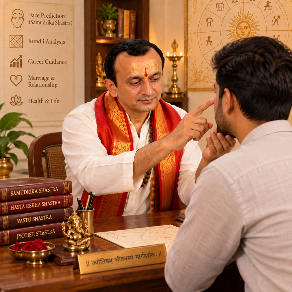 Shastri Shree Ashishbhai Face Predection in Ahmedabad