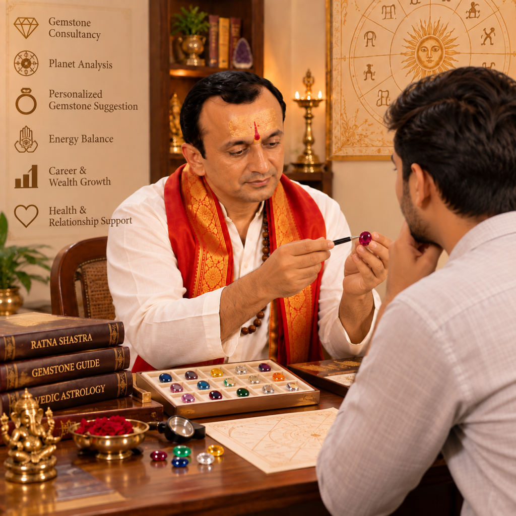 Shastri Shree Ashishbhai Gemstone Consultancy in Ahmedabad