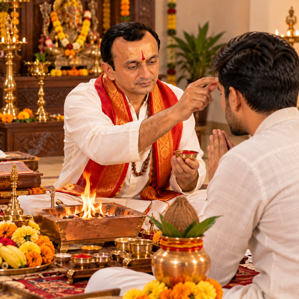 - Shastri Shree Ashishbhai Karm Kand consultation